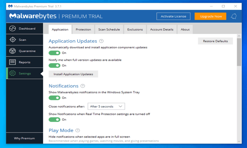 Malwarebytes-Settings