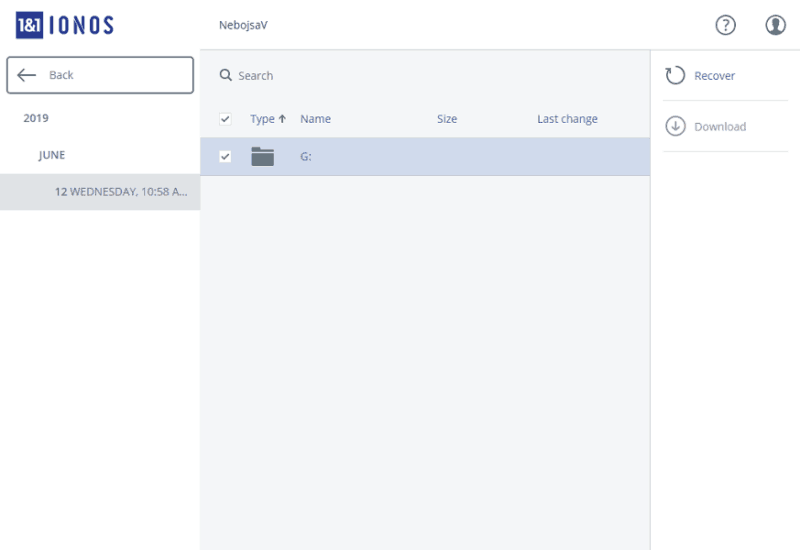 ionos-recover-folder-list