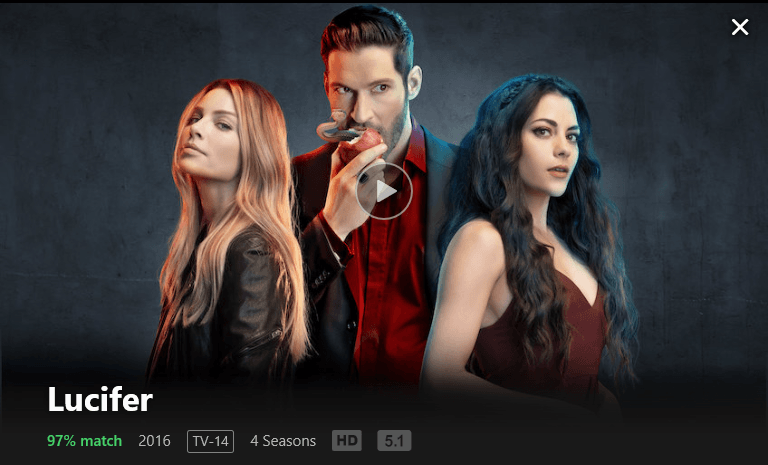 Lucifer Netflix Watch Lucifer Season Lucifer Season Lucifer