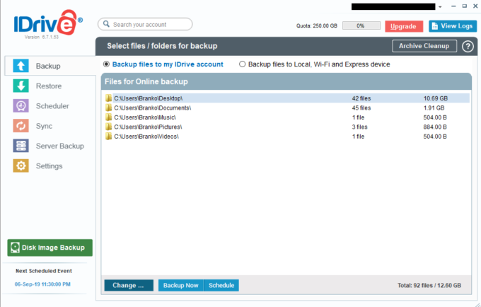 idrive business pricing