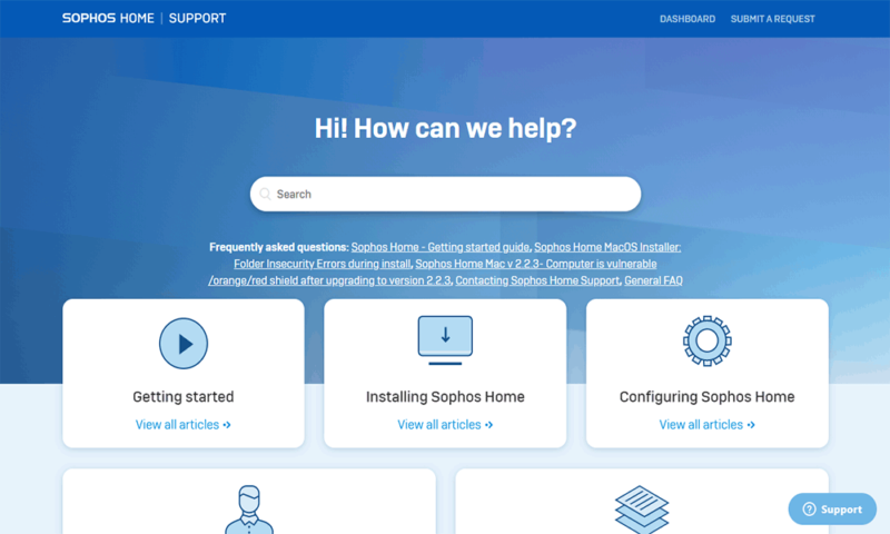 Sophos-Home-Site-Support