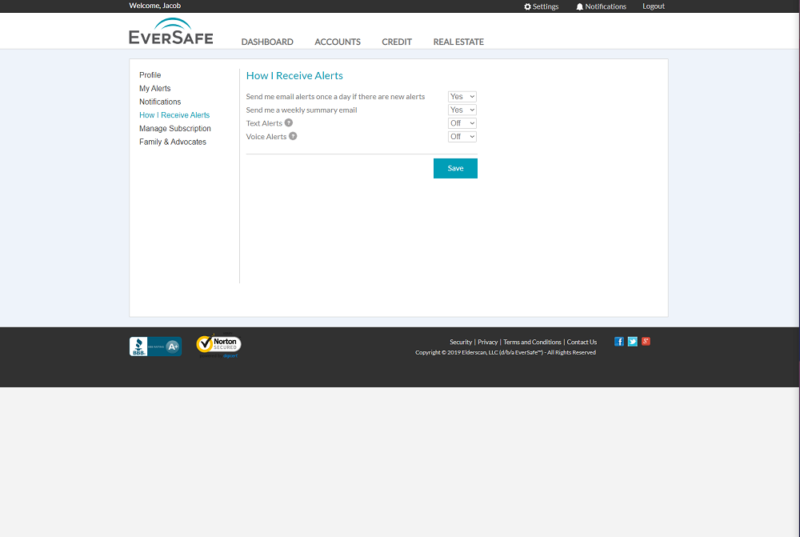 eversafe-review-alert-settings