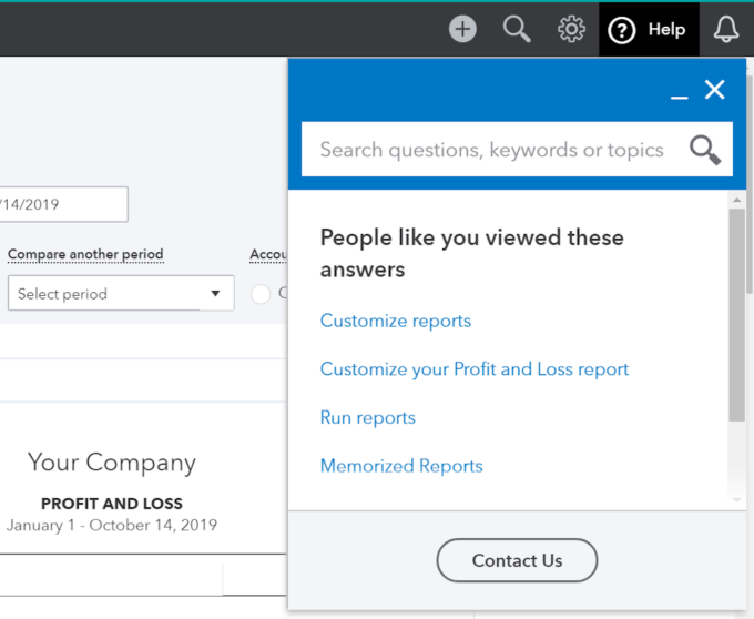 quickbooks online help