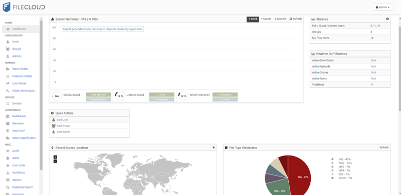 filecloud-admin-console