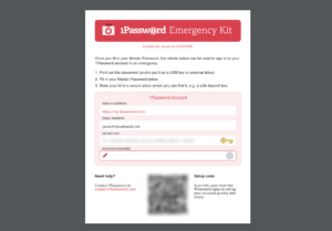 1password teams lost emergency kit 1password teams lost emergency kit