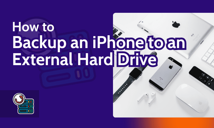 how to backup iphone to external hard drive