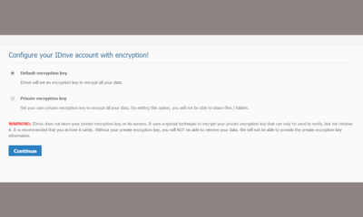 idrive encryption