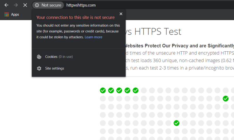 Secure-Connection-Warning