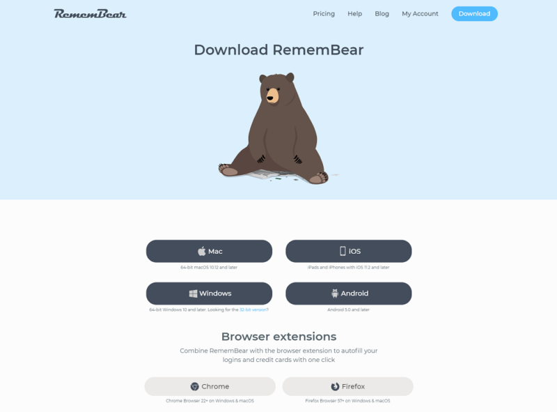 remembear-download-page