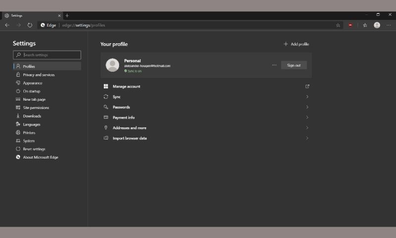 ms edge setup ms edge setup