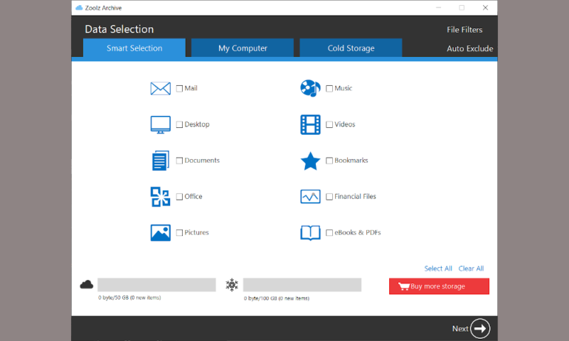 Zoolz-Data-Selection-Smart