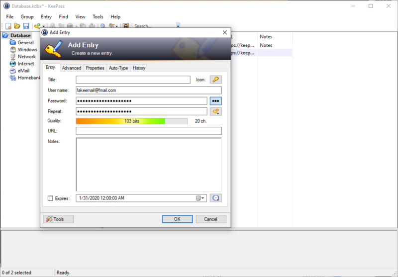 keepass-new-entry