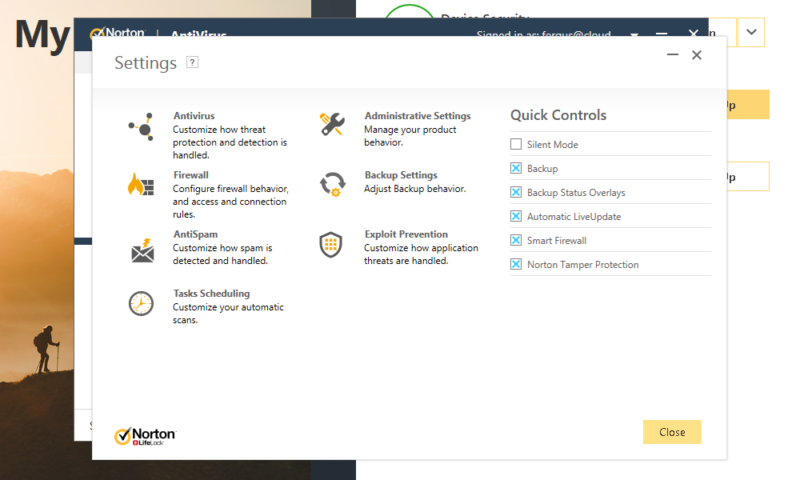 Norton-Security-Settings