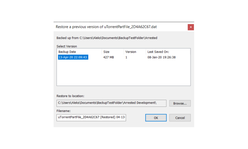 Carbonite-Versioning