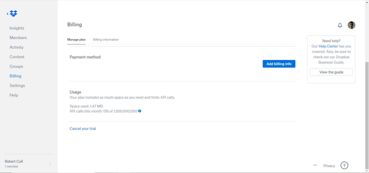 dropbox free trial dropbox free trial