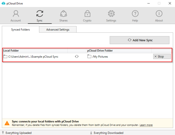 pcloud drive linux