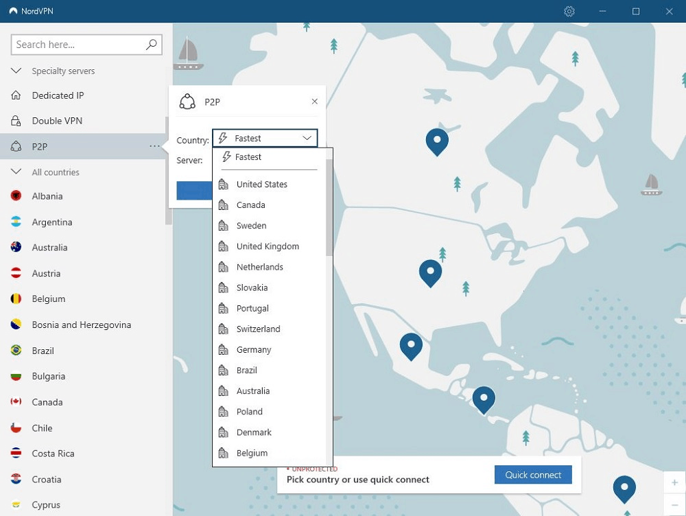 Does NordVPN offer P2P?