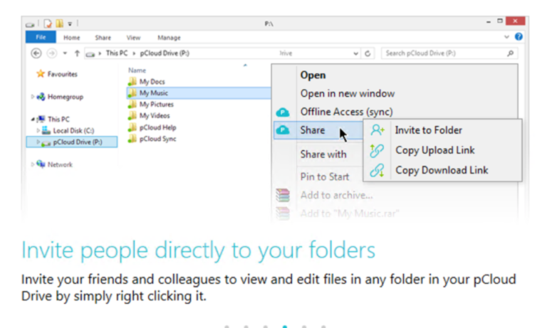pcloud free account