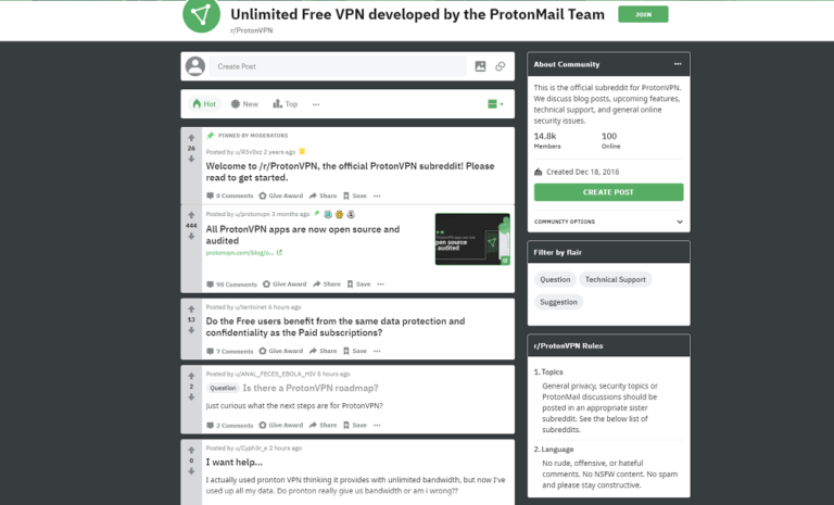 protonvpn review reddit 2020