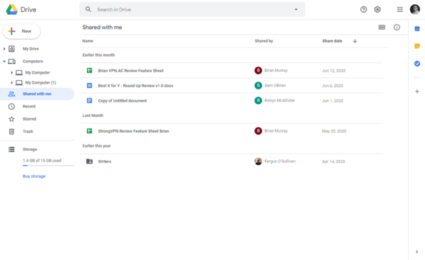 google drive share google drive share