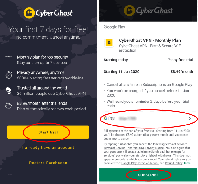 Hvordan aktiverer jeg min CyberGhost Free Trial?