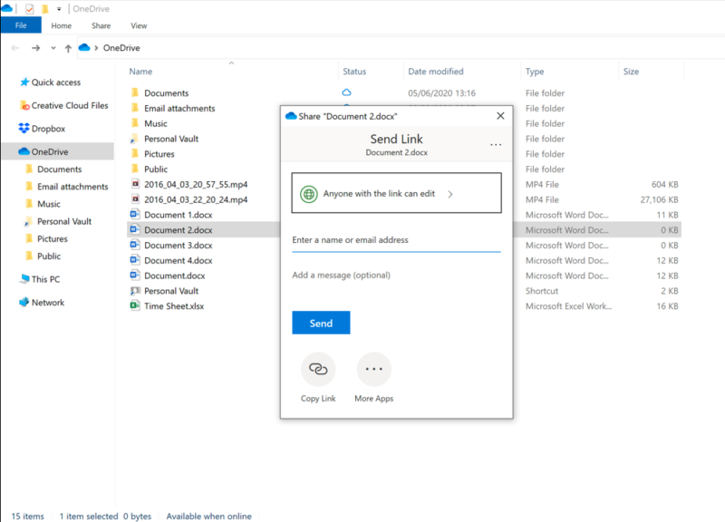 onedrive-share-file