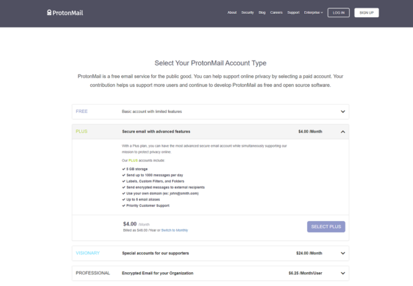 sign up for protonmail sign up for protonmail