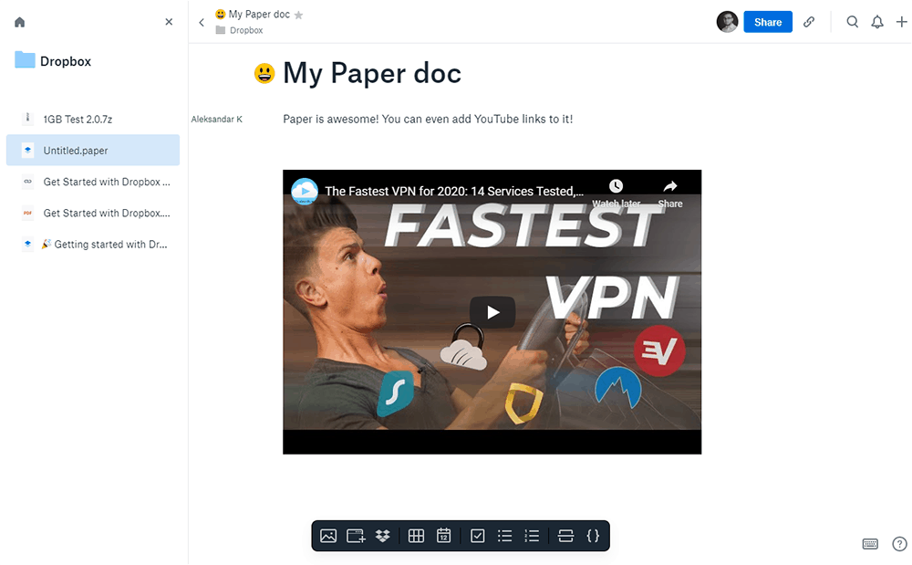 dropbox free storage limit 2021