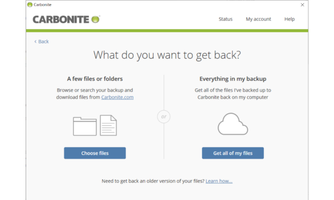 crashplan carbonite