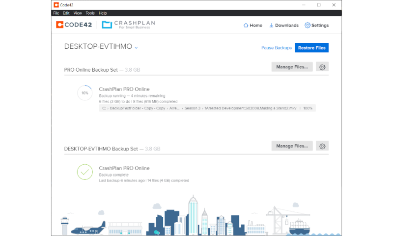 Crashplan-Backup-In-Progress