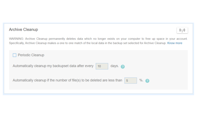 IDrive-Versioning