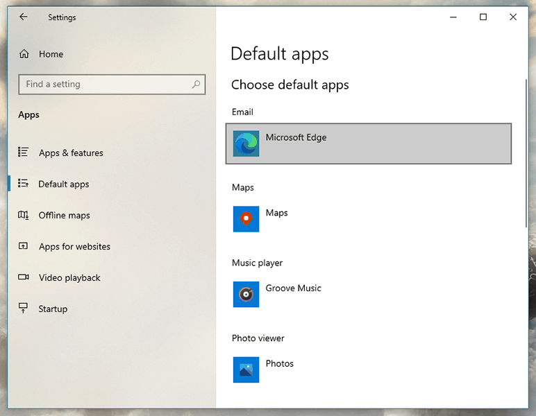 change default email app on win 10 change default email app on win 10