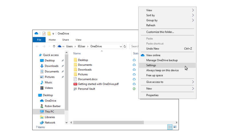 OneDrive-Right-Click-For-Settings
