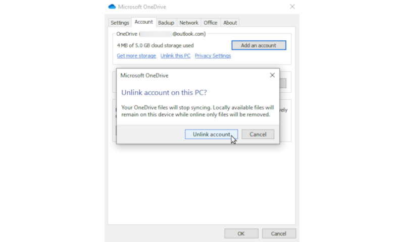 OneDrive-Unlink-Confirmation