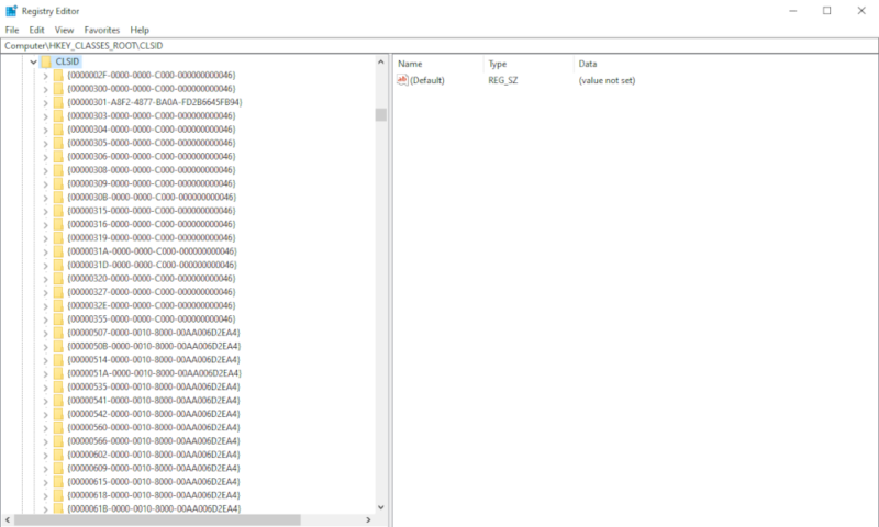 Windows-Registry-CLSID