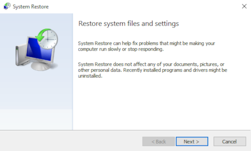 Backup-Windows-Restore-Point-System-Restore
