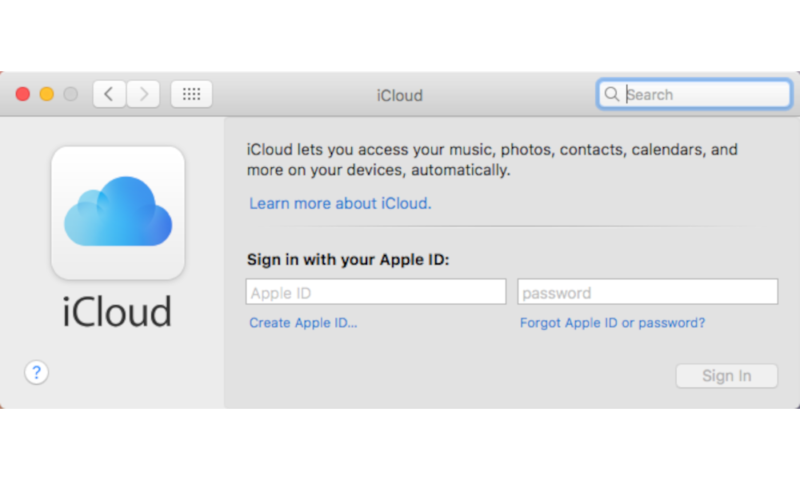 Mac-Backup-iCloud-Apple-ID