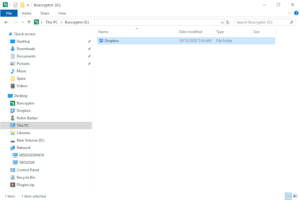 dropbox encrypted folder