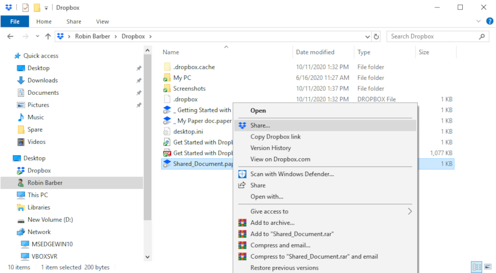 Cách Thêm Liên Kết Dropbox Vào Start Menu Của Windows 7 - VERA STAR