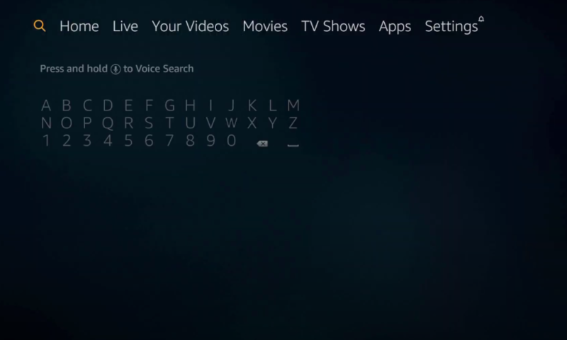 firestick nordvpn app search