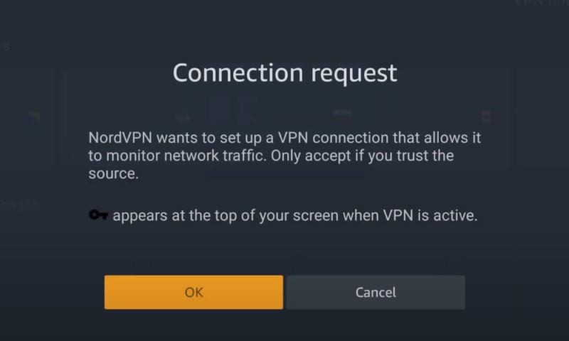 firestick using nordvpn permissions