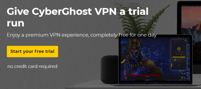 Netflix Thailand CyberGhost free trial