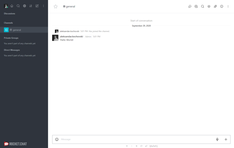 Rocket.Chat open-source chat