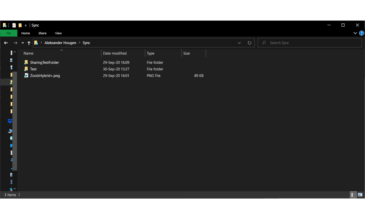 icedrive sync folder