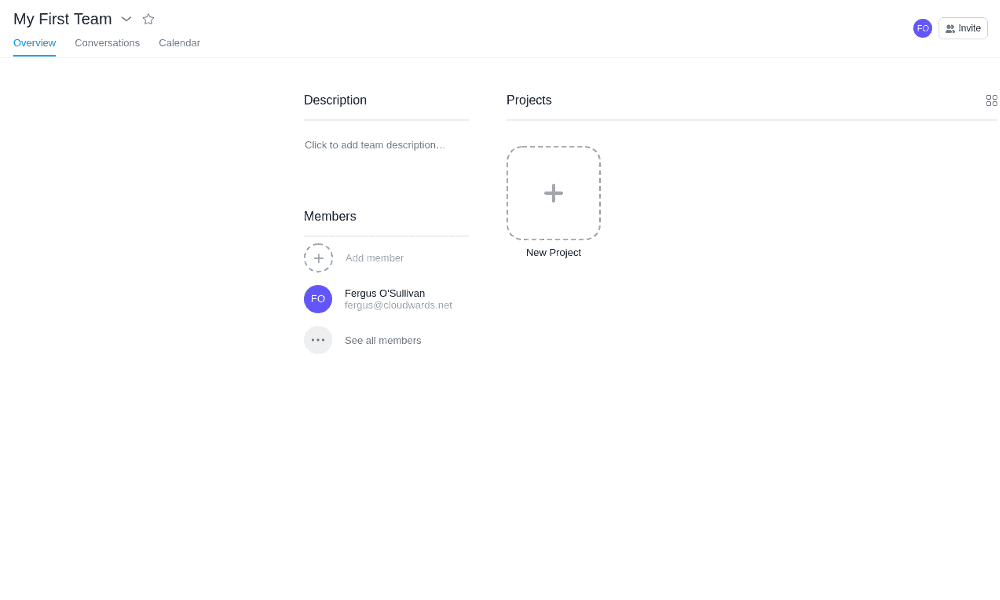 asana board view show description