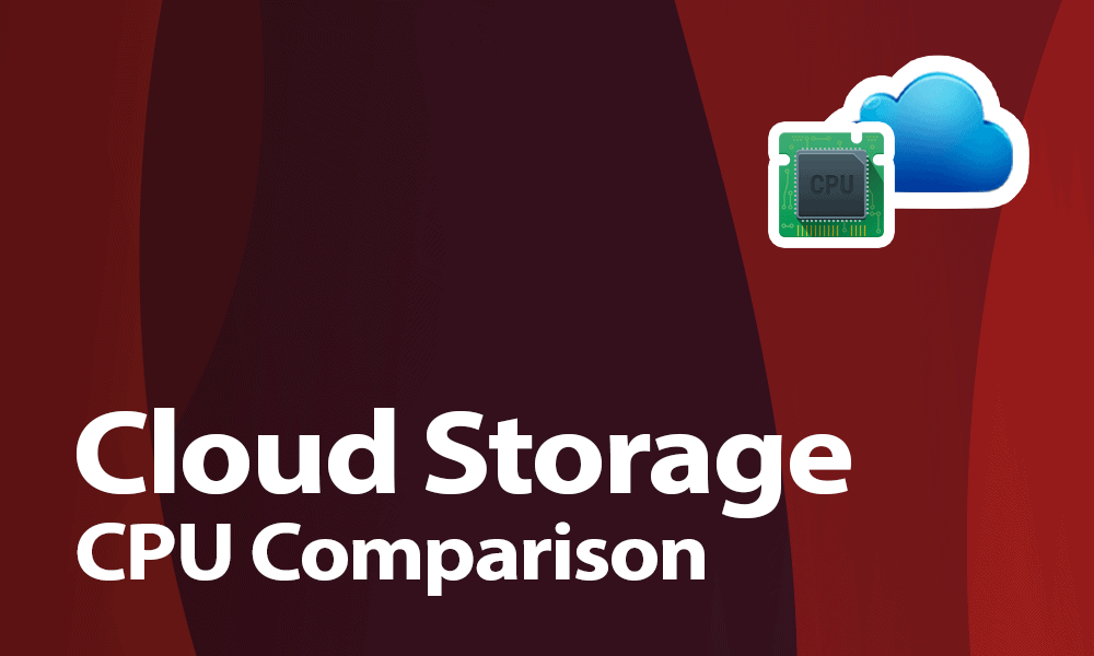 Cloud Storage CPU Comparison