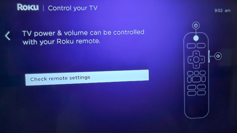 set up remote tv controls