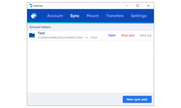icedrive sync folder icedrive sync folder