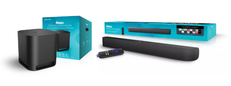 roku smart soundbar and wireless subwoofer