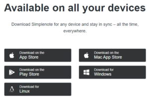 simplenote-available-on-all-devices implenote available on all devices